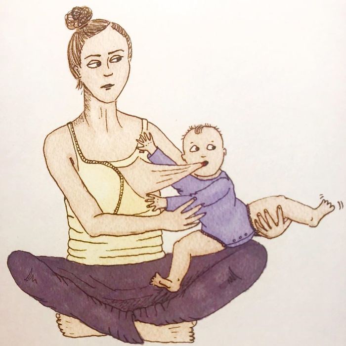 A Mae Norueguesa Nao Censura Como A Maternidade Realmente Se Parece Em Suas 30 Ilustracoes 2