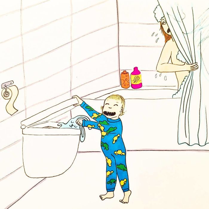 A Mae Norueguesa Nao Censura Como A Maternidade Realmente Se Parece Em Suas 30 Ilustracoes 21