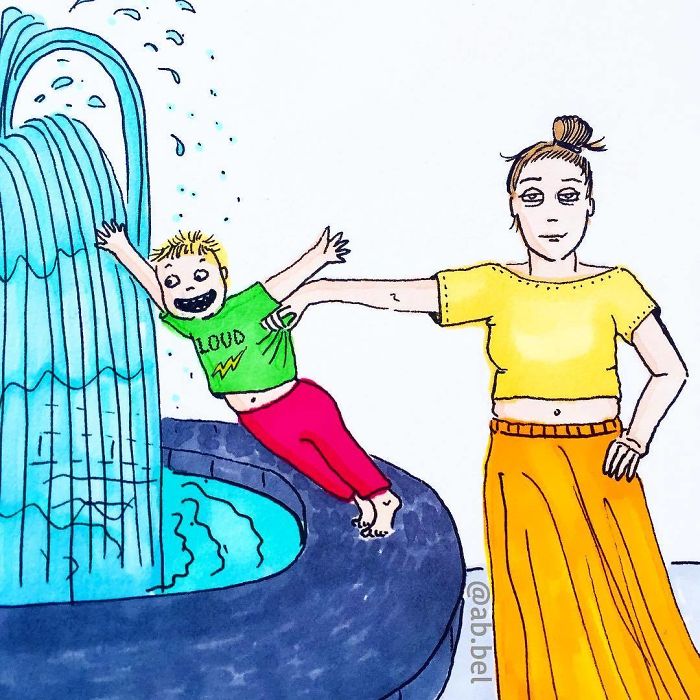 A Mae Norueguesa Nao Censura Como A Maternidade Realmente Se Parece Em Suas 30 Ilustracoes 25