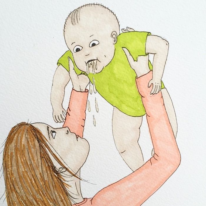 A Mae Norueguesa Nao Censura Como A Maternidade Realmente Se Parece Em Suas 30 Ilustracoes 27