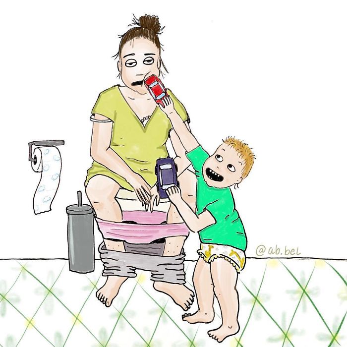 A Mae Norueguesa Nao Censura Como A Maternidade Realmente Se Parece Em Suas 30 Ilustracoes 6