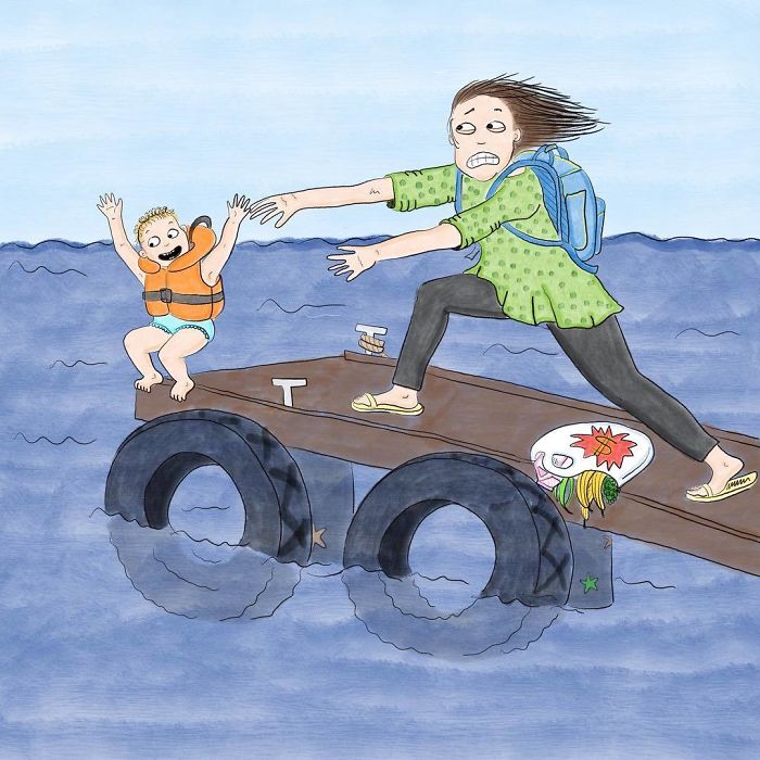 A Mae Norueguesa Nao Censura Como A Maternidade Realmente Se Parece Em Suas 30 Ilustracoes 7