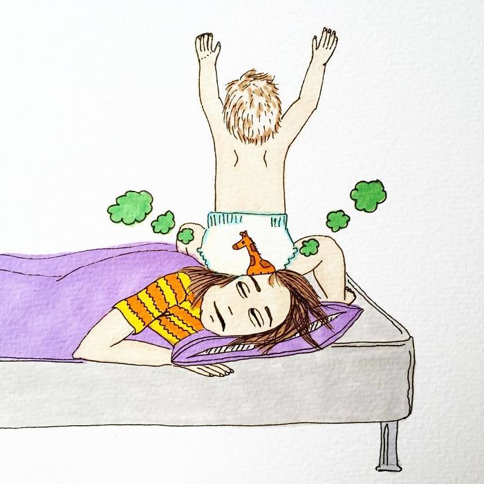 A Mae Norueguesa Nao Censura Como A Maternidade Realmente Se Parece Em Suas 30 Ilustracoes 8