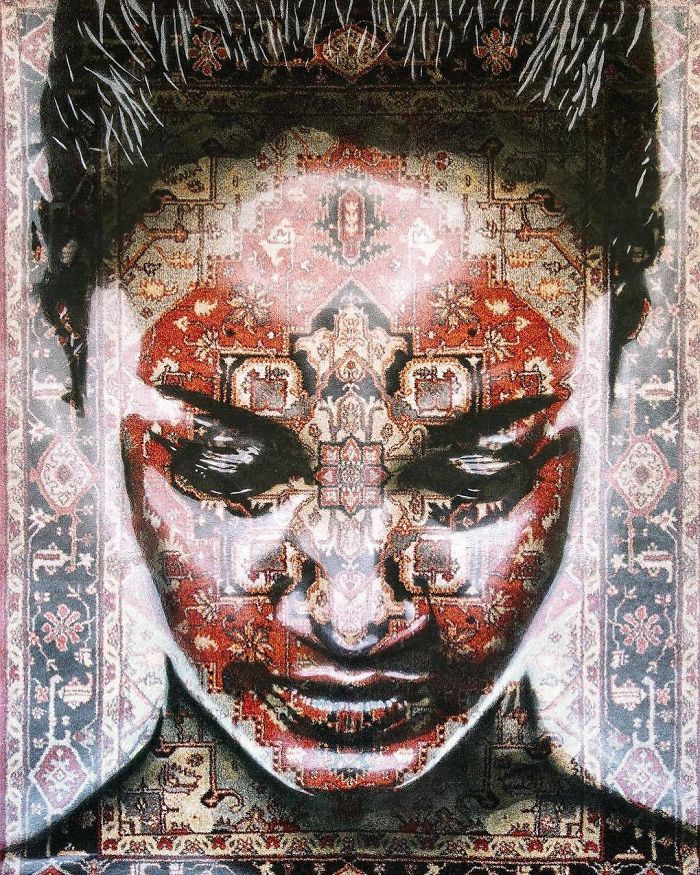 Eu Uso Os Tapetes Persas Tradicionais Como Tela Para Pintar Retratos Femininos Com Spray 61 Fotos 37