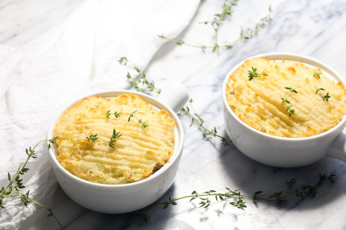 Bolo de Pastor de Lentilha