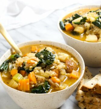 receita simples e saudável para sopa de vegetais
