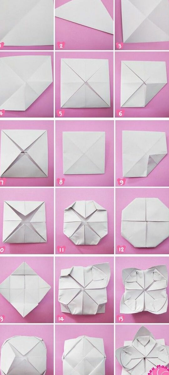 Descubra O Passo A Passo Para Criar Uma Linda Flor De Origami Em Poucos Minutos
