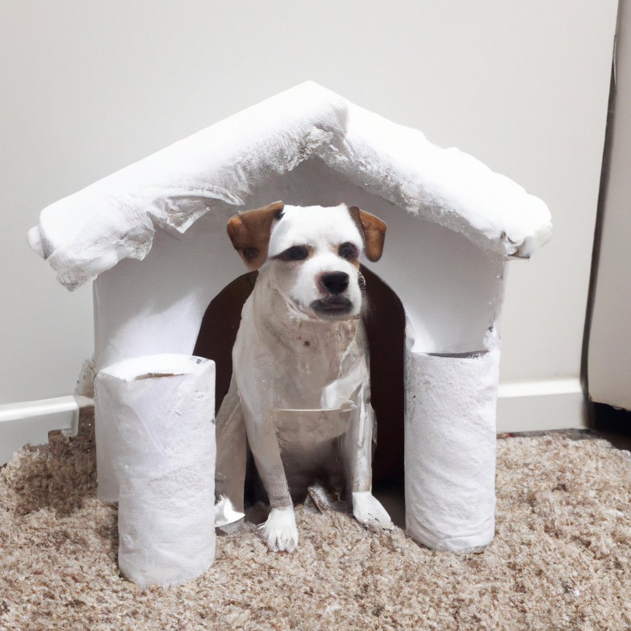 Transforme seu cãozinho em um rei com essa casinha simples e fácil de fazer!